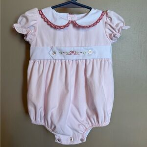 NWT Proper Peony red, pink and white Odette Placard Bubble